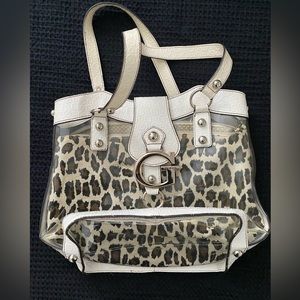 Vintage Y2K guess leopard bag - perfect mod wife summer bag!